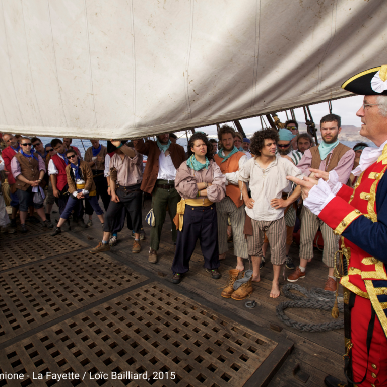 L’équipage en grande tenue