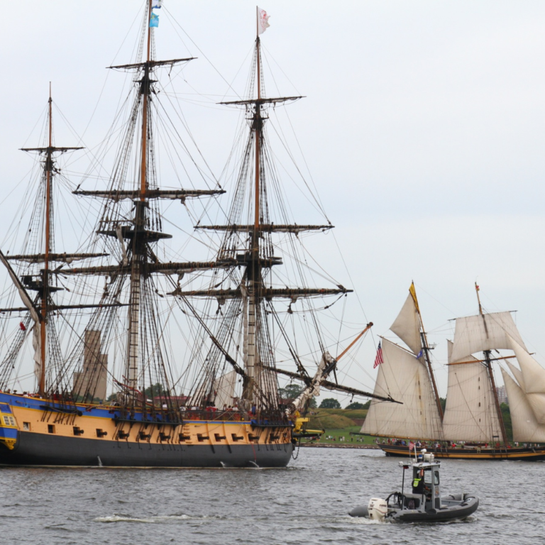 L’Hermione et le Pride of Baltimore II