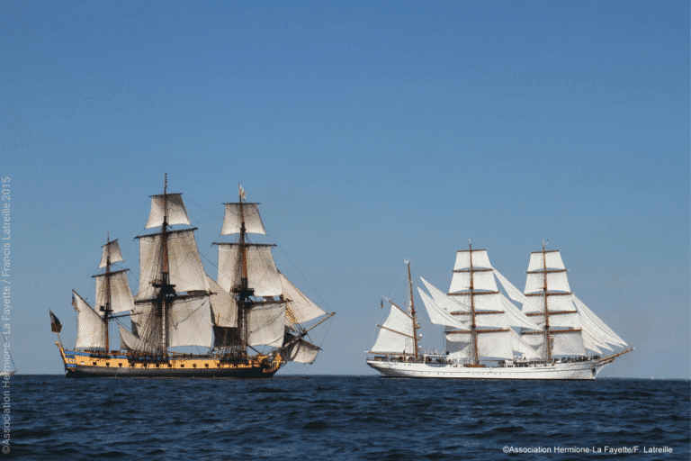 L’Hermione et le Sagres
