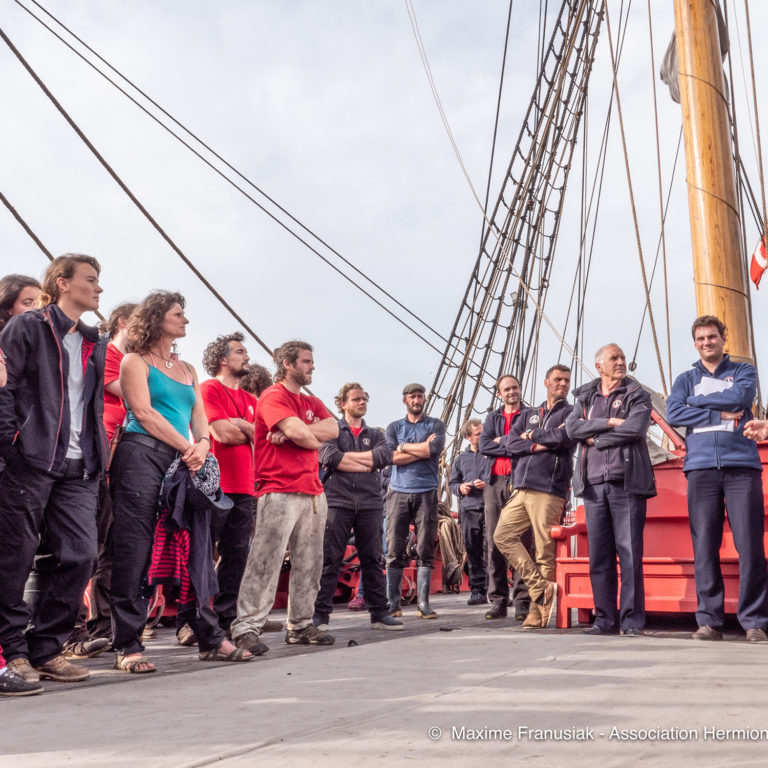Embarquement 1er leg Normandie 2019