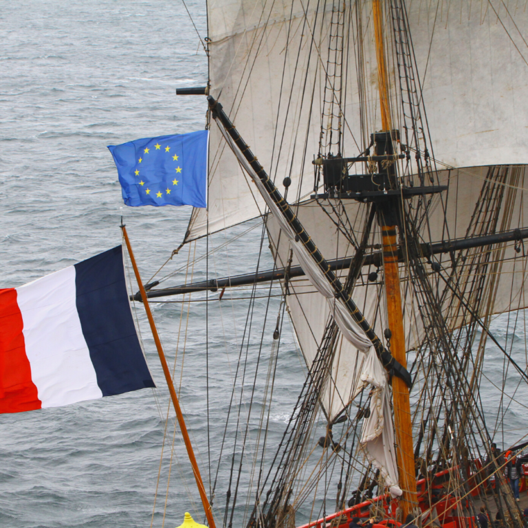 L’Hermione et son pavillon européen