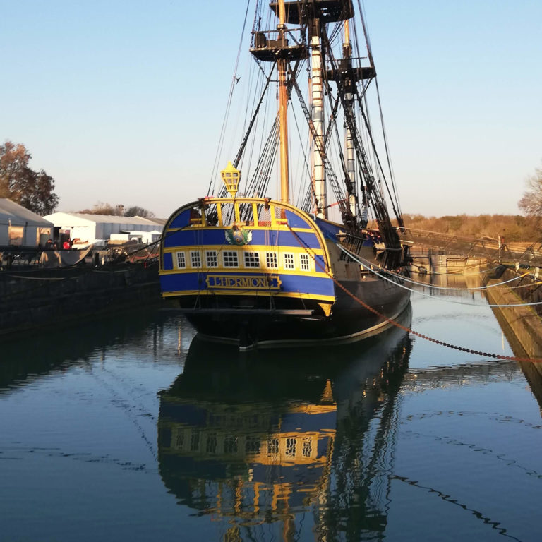 L’Hermione a quai