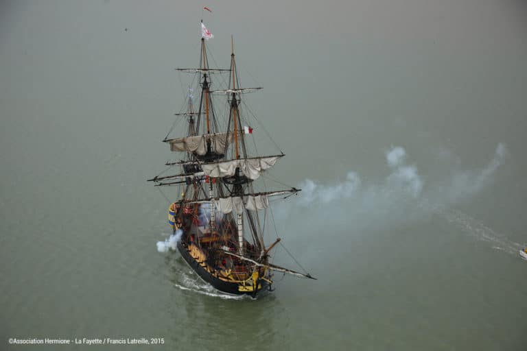 Coups de canons sur la Charente