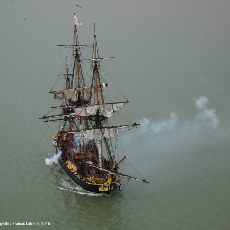 Coups de canons sur la Charente