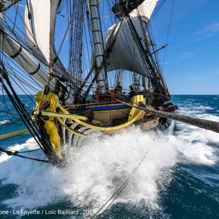 Hermione sous voiles