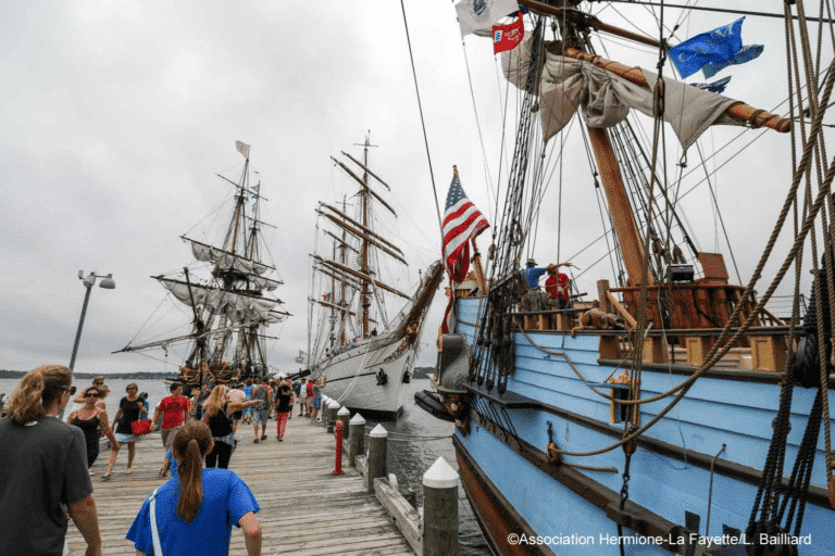 L’Hermione, Le Sagres et le Kalmar Nickel