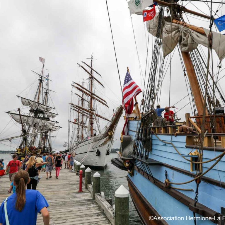 L’Hermione, Le Sagres et le Kalmar Nickel