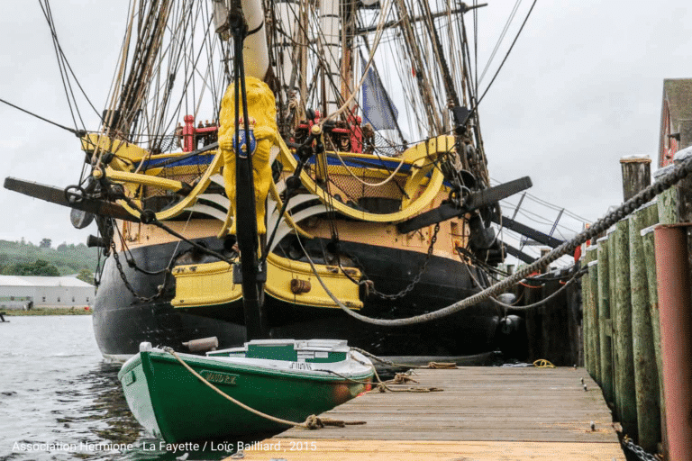 L’Hermione à quai