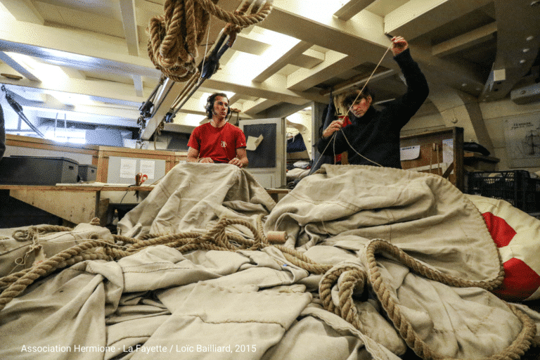 Les voiliers en action