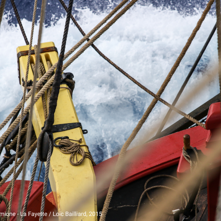 bossoir d’ancre babord