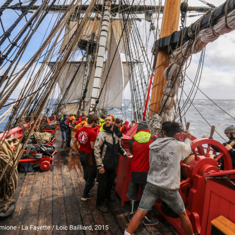 gros temps pour l’équipage
