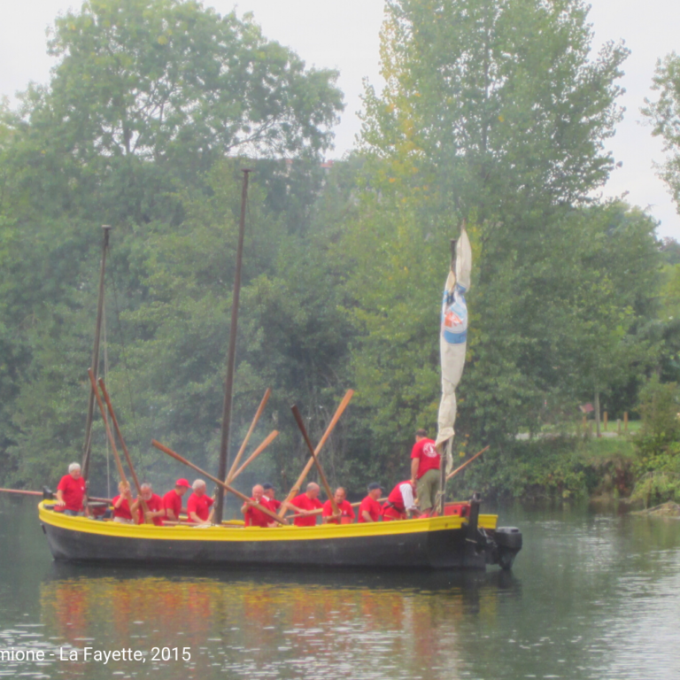 Les bénévoles de L’Hermione sur la Chaloupe