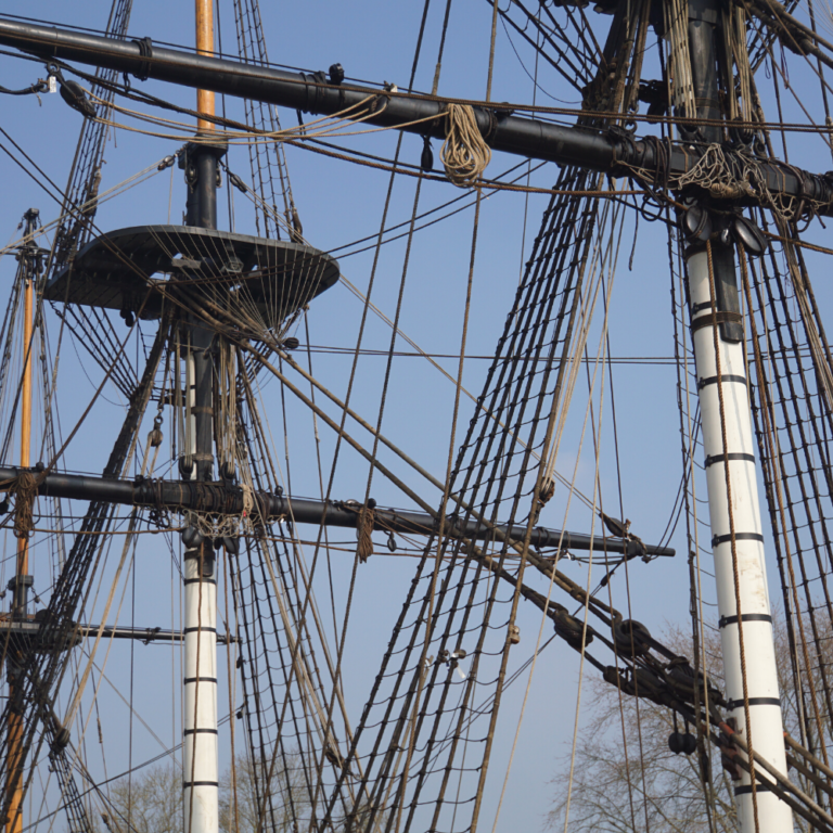 vue générale du gréement