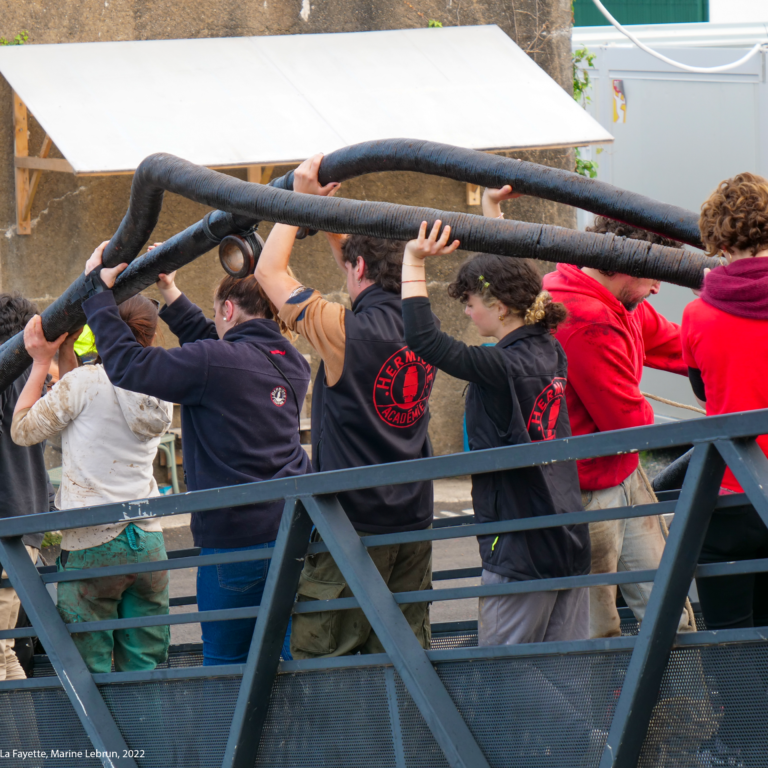 Manoeuvre d’équipe à quai