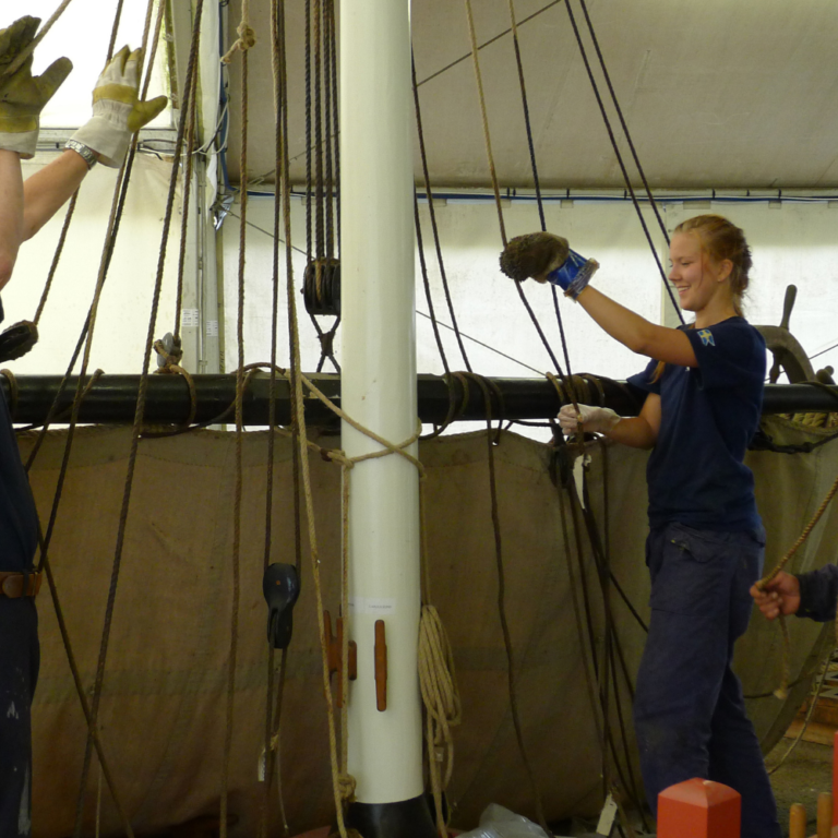 Maquette de la grand voile