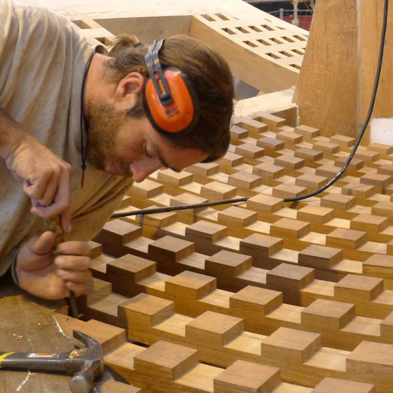 Olivier sur le Caillebotis