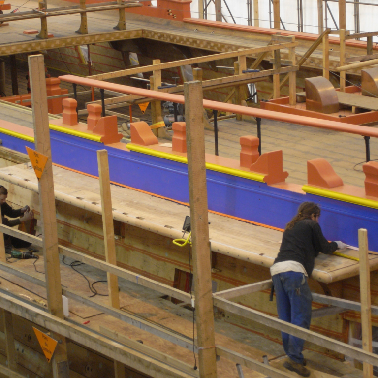 Porte haubans misaine TB